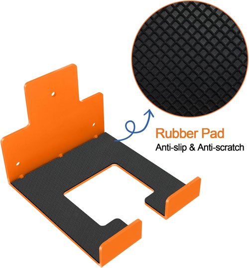 Heavy Duty Garage Organizer - Wall Mounted Weed Eater Hanger & Trimmer Rack | 2 Pack for Garden Tools