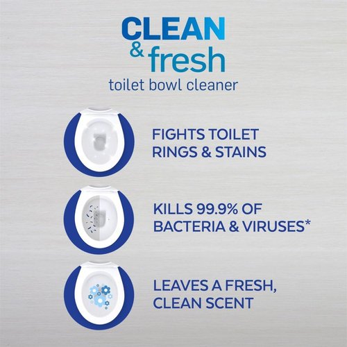 Lysol Cling Gel Toilet Bowl Cleaner - Country Scent | 24 Ounce for Powerful Cleaning