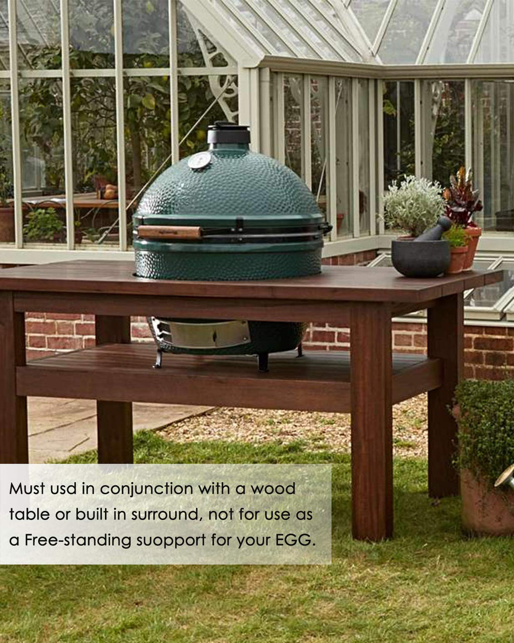 Mydracas Grill Stand Nest for XL Big Green Egg BBQ Accessories - Fit for XLarge Egg