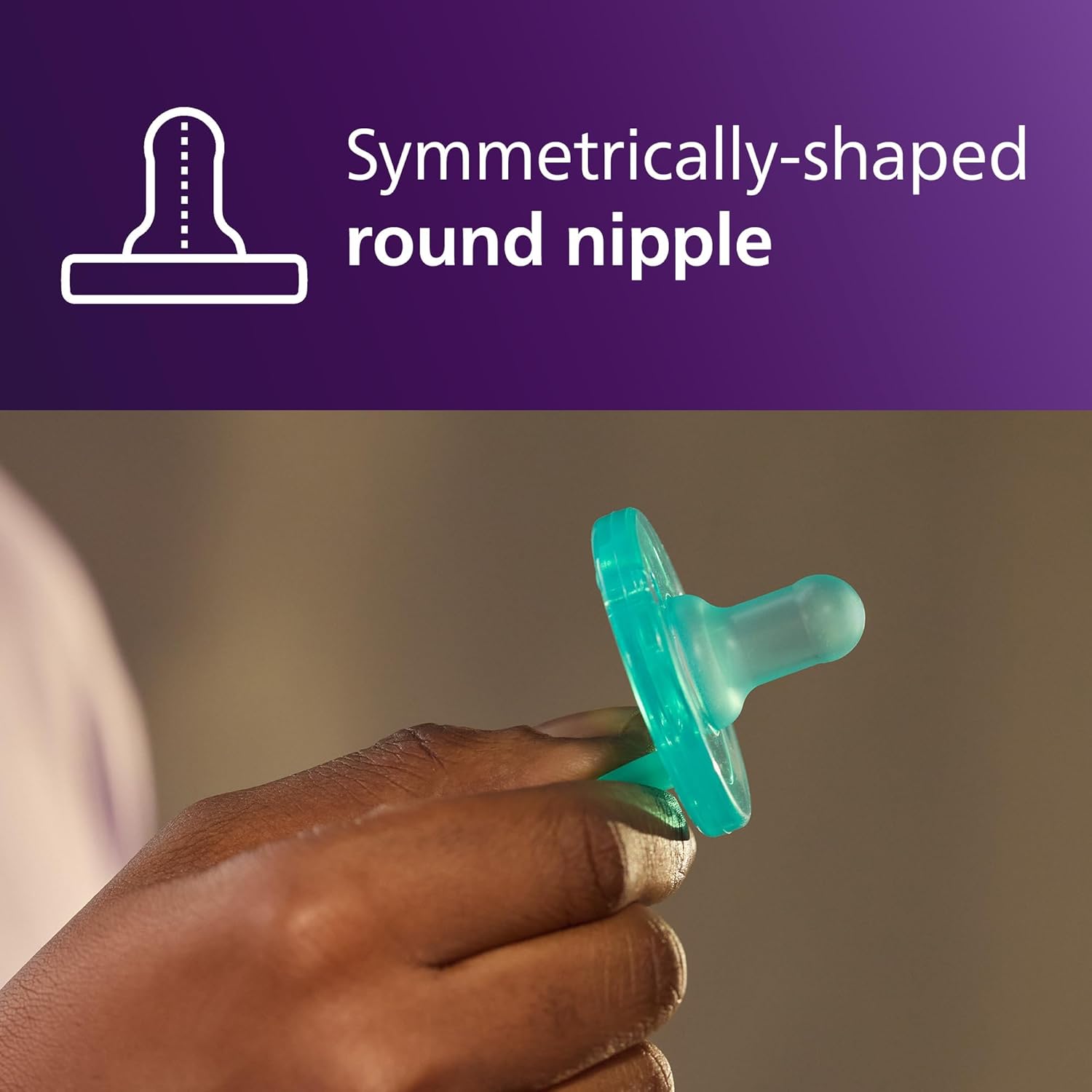 Philips Avent Soothie Baby Pacifiers - 100% Silicone, BPA-Free, Durable Design, Green, 4 Pack for 0-3 Months