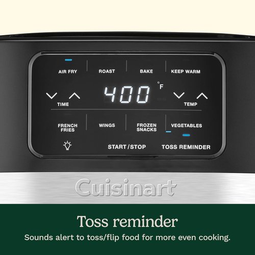 Cuisinart Air Fryer - 4.5-Quart Basket Fryer with 4 Cooking Functions | Stainless Steel & Black