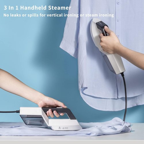 HOMETOP Handheld Clothes Steamer - 1300W Powerful & Portable | Fast 30-Second Heat-Up