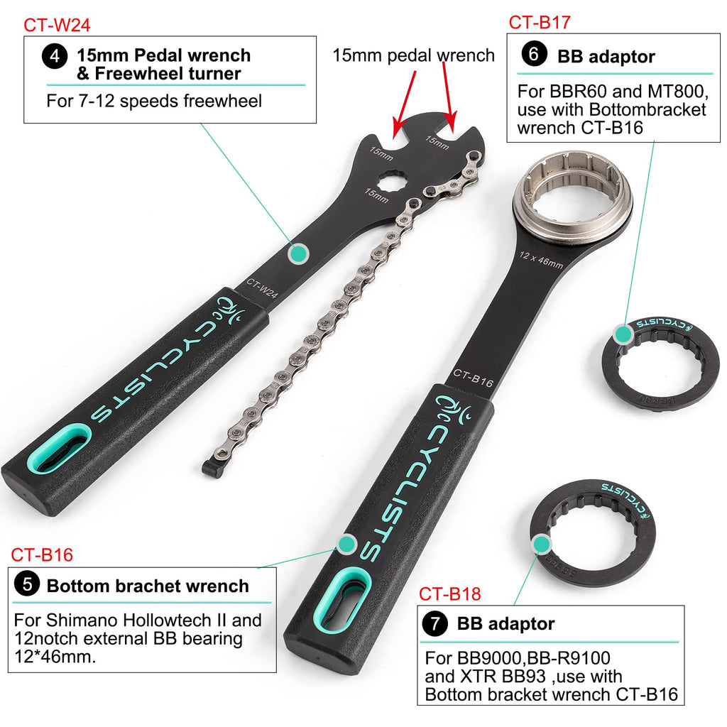 27 Piece Bike Tool Kit - Bike Tools Maintenance Repair Kit - Mountain/Road Bike Bicycle Repair Tool Kit With Storage Case