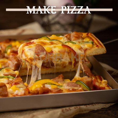 FORBAKE Non-Stick 11" Square Baking Sheet - Durable Aluminum Alloy for Perfect Cookies - Easy to Clean & Warp Resistant - 11 x 11 x 1 Inch