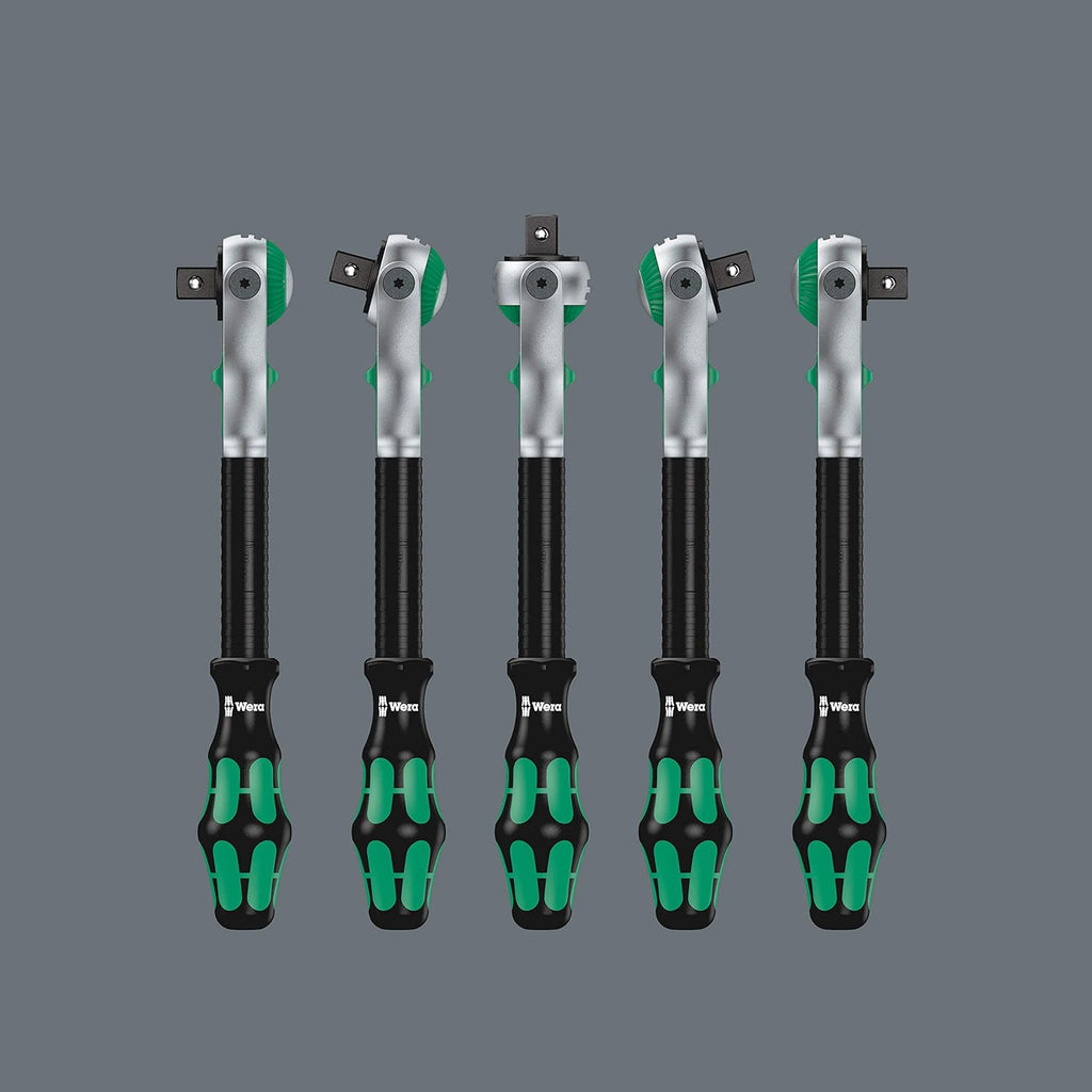 Wera 8100 SA 6 Zyklop Metric Speed Ratchet Set - 28 Piece, 1/4" Drive for Efficient Fastening