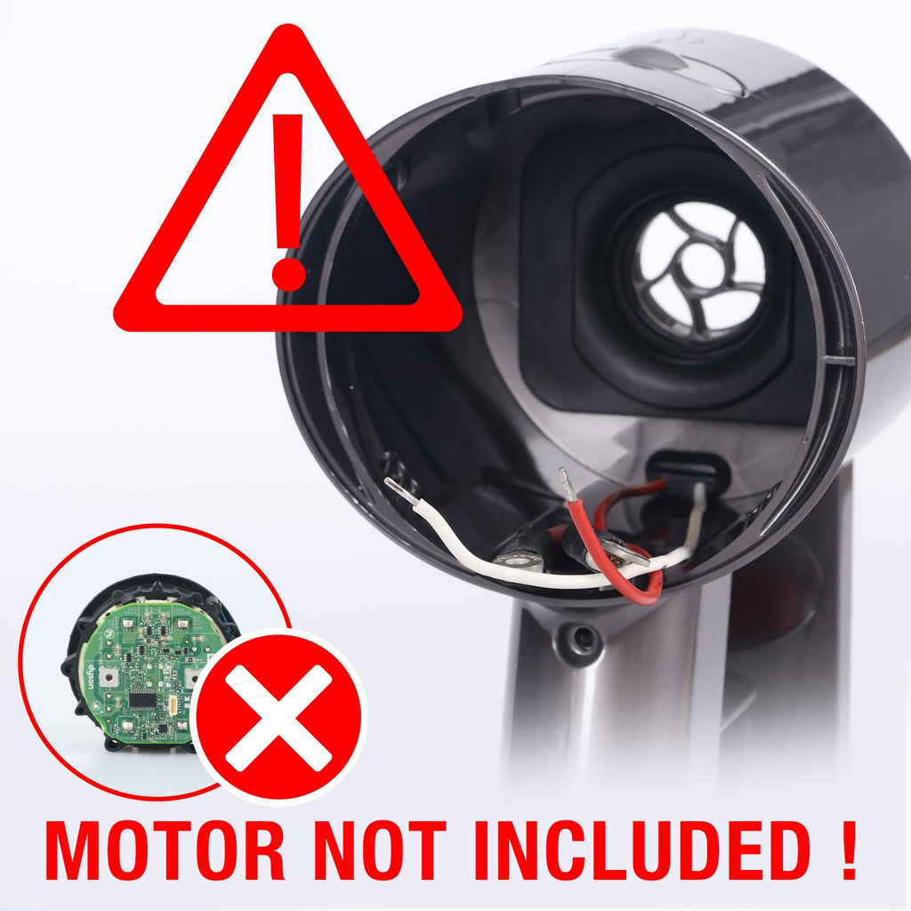 Main Body Assembly Housing Compatible with Dyson V8 SV10 Main Body Assembly Vacuum Cleaner Casing Part 967812-01, Built-in V8 SV10 Trigger Switch Assembly Replacement