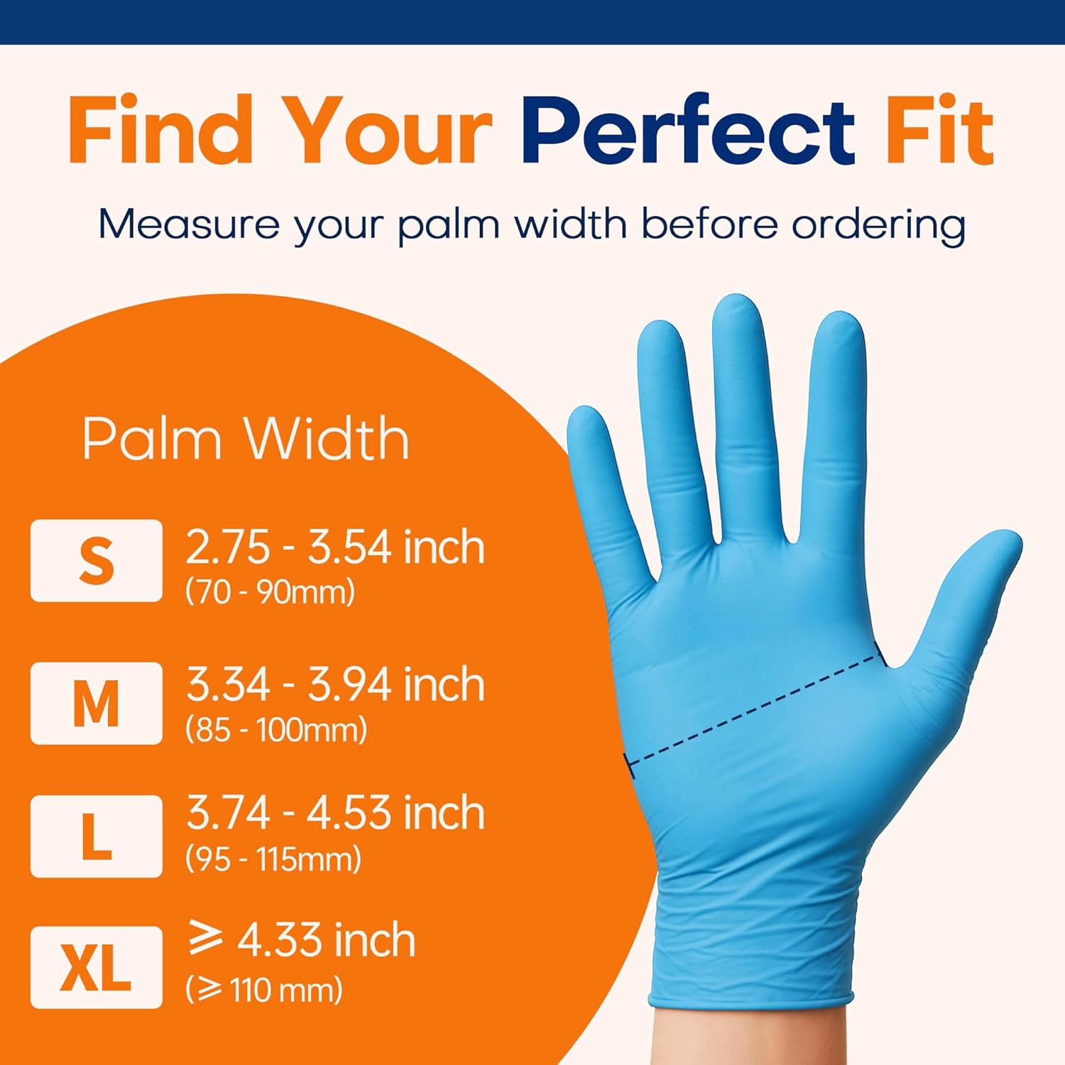 Supmedic Medical Soft Max™ Nitrile Exam Gloves - 1000 Pcs Latex-Free, Powder-Free, Food Safe, Blue