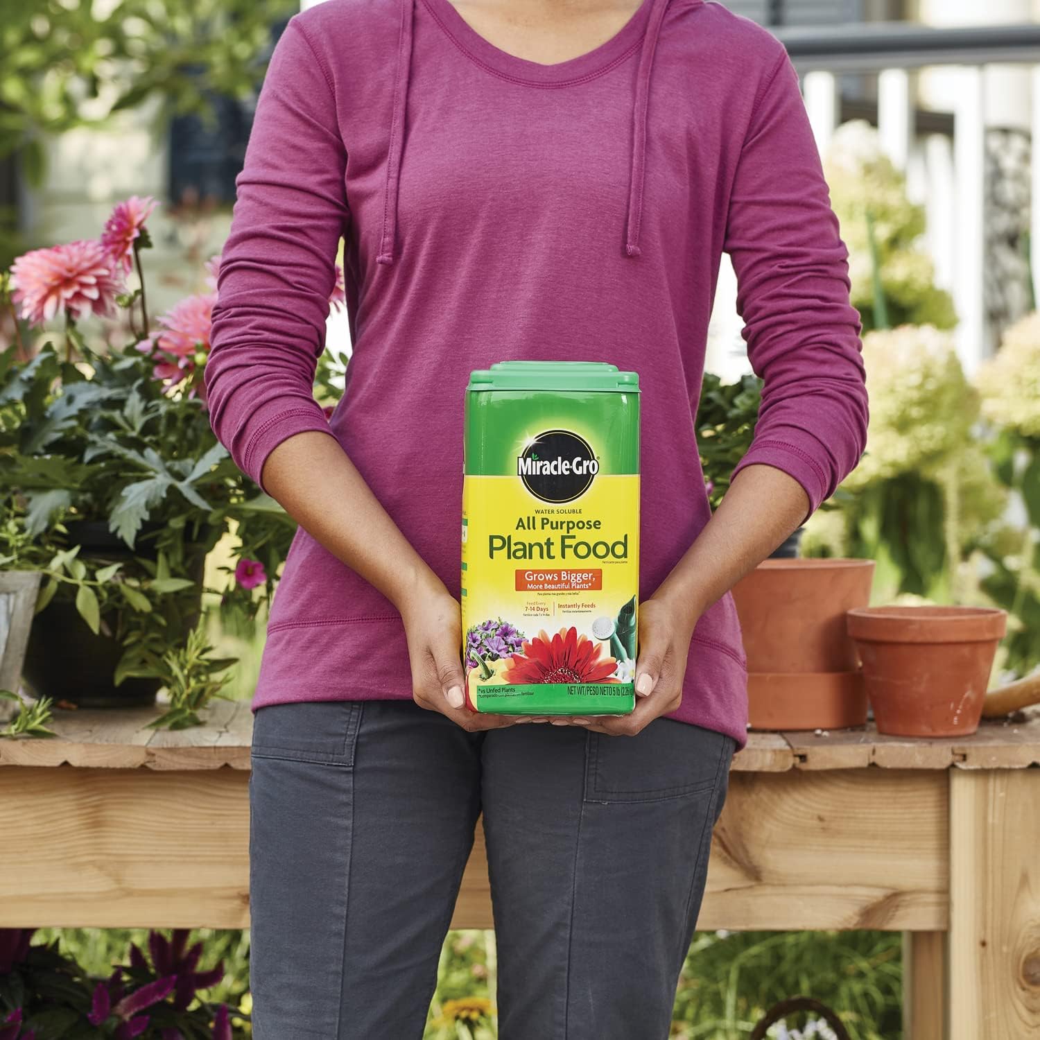 Miracle-Gro Water Soluble All-Purpose Plant Food - Fertilizer for Indoor & Outdoor Plants | 5 lbs