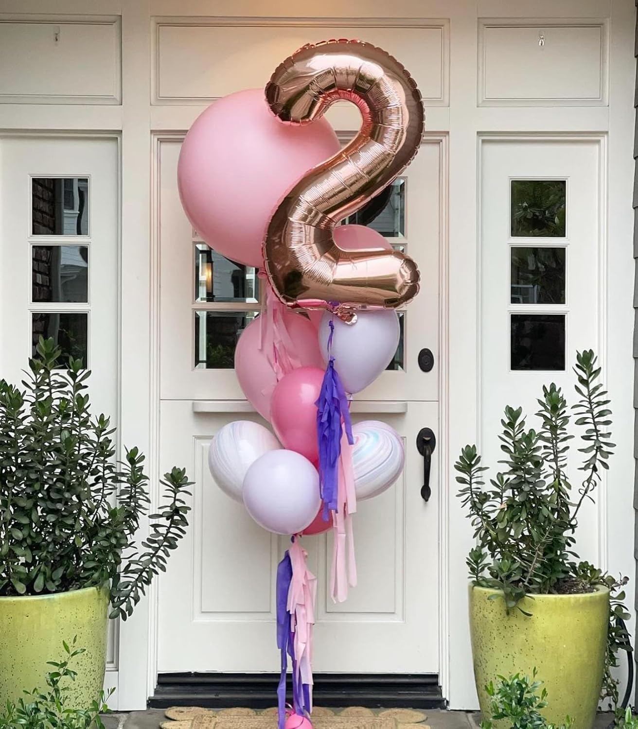 Rose Gold Number 7 Balloon - 40 Inch Birthday Decoration for Kids & Adults | Perfect for 7th Birthday Parties