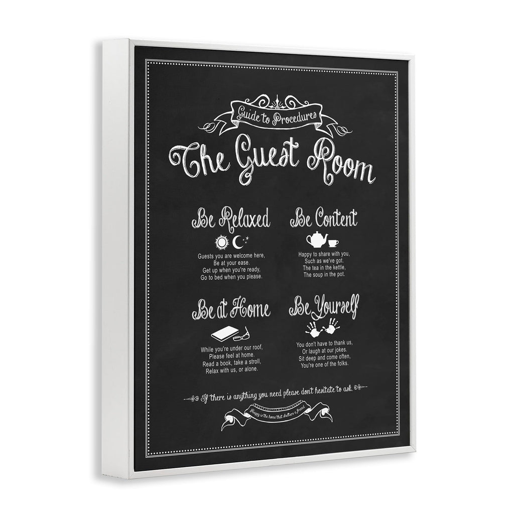 'The Guest Room Guide'| Framed Giclee Art