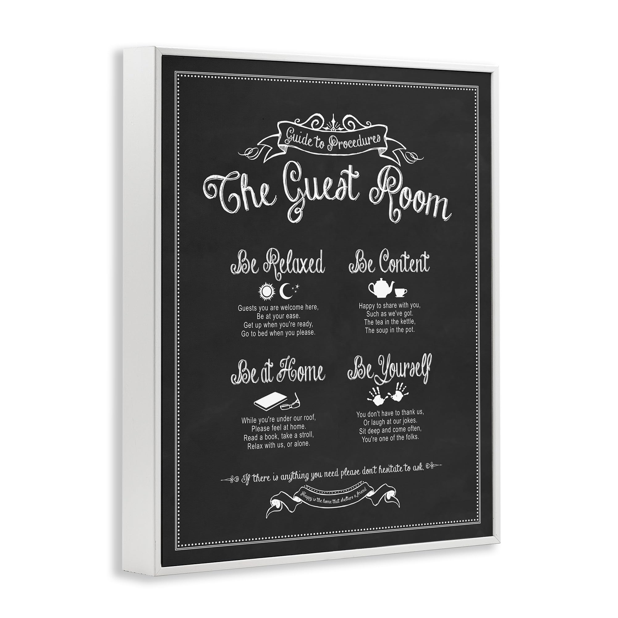 'The Guest Room Guide'| Framed Giclee Art