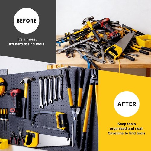 DIYMAG Magnetic Hooks - Heavy Duty 30lbs+ Garage & Kitchen Hooks | 60 Pack Black Magnets