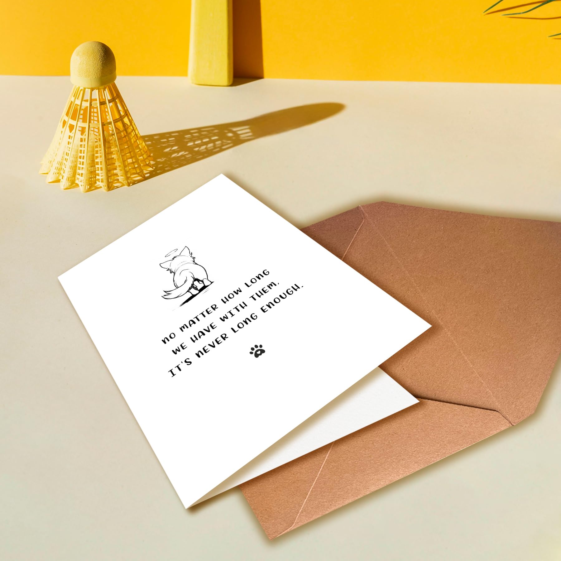 PTRUKD, Dog Sympathy Card, Dog Bereavement Card, Heartfelt Condolence Card for Pet‘s Owner to Express Condolences and support