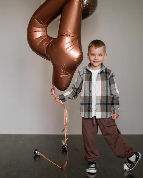 Dark Brown 40-Inch Number 9 Balloon | Giant Chocolate Birthday Decoration for Boys & Girls