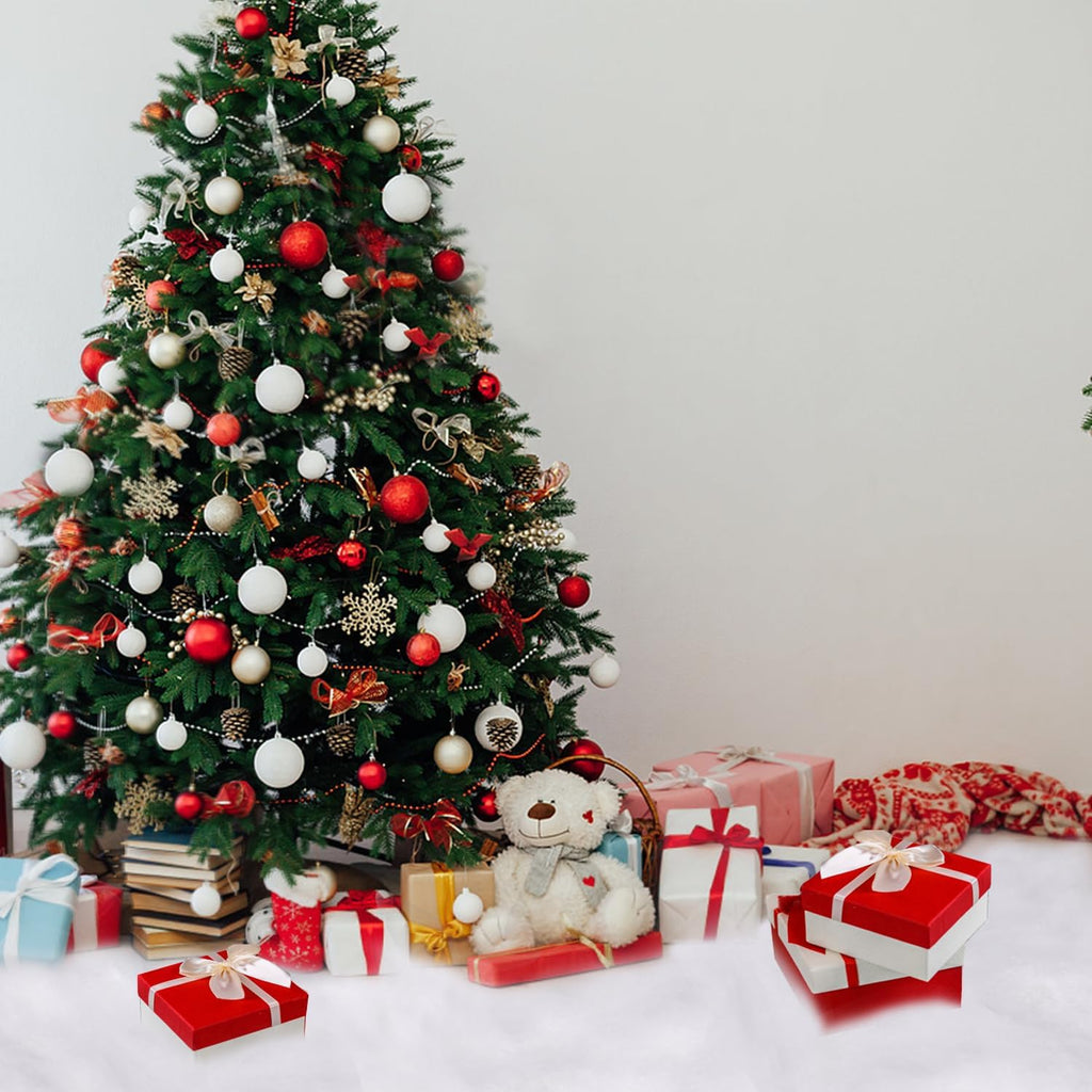 SULOLI Christmas Snow Blanket - 3 x 8 Ft Soft Artificial Snow for Holiday Decor & Table Runners