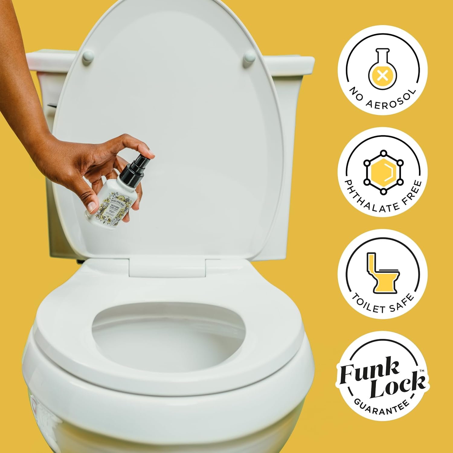 Poo-Pourri Toilet Spray - Original Citrus Scent, Plant-Based Odor Eliminator | 4 Fl Oz, Up to 200 Uses