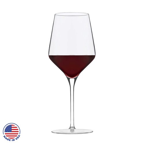 Libbey Signature All Purpose Wine Glasses, Stemmed, Modern Red and White Wine Glasses Set of 4, Elegant Wine Glass Gift Set for Weddings, Birthdays