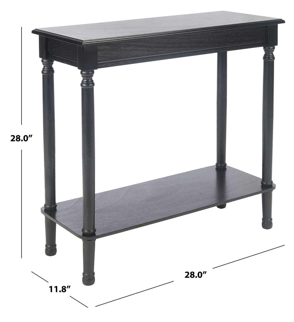 Safavieh Home Collection Tinsley Greige Rectangular Bottom Shelf Console Table