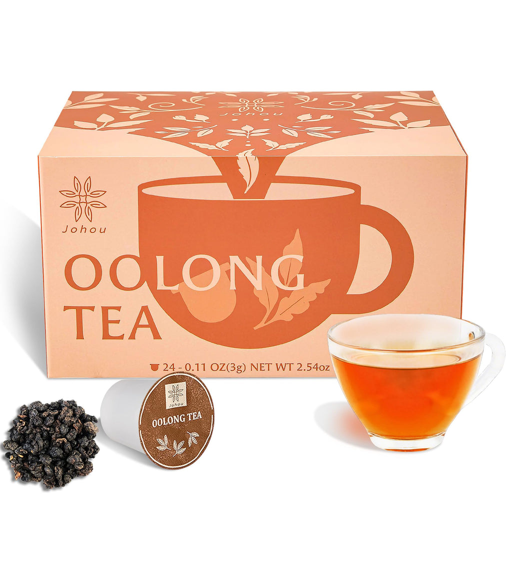 Johou Oolong Tea Pods, Compatible with All K-Cup Brewers & Keurig 2.0, 24 pods