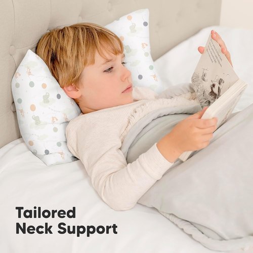 Escapade Toddler Pillow - Soft & Breathable Organic Cotton Travel Pillowcase | 13x18 for Kids 2-5 Years