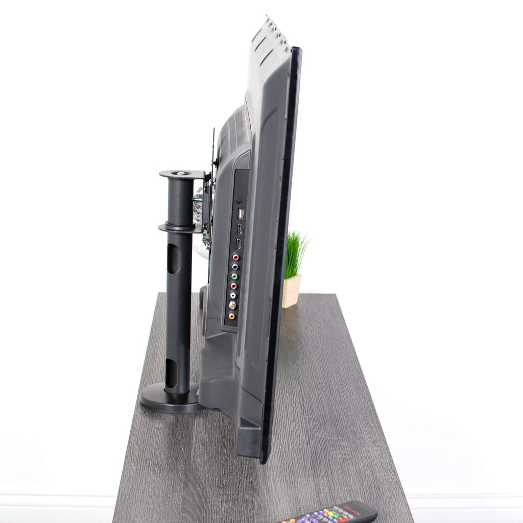 VIVO Swivel Bolt-Down TV Stand for 23 to 43 inch Screens, Desktop VESA Mount, Sturdy Tabletop TV Display STAND-TV00M2