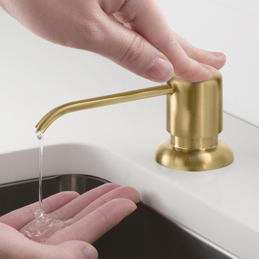 Kraus Spot Free Kitchen Soap Dispenser Boden™ in All-Brite Stainless Steel Finish, KSD-53SFS
