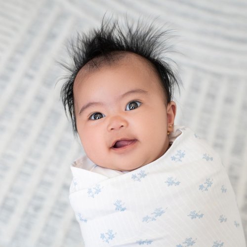 HALO 100% Cotton Sleepsack Swaddle - 3-Way Adjustable Wearable Blanket, Floral Vintage Stripe, Small (3-6 Months)