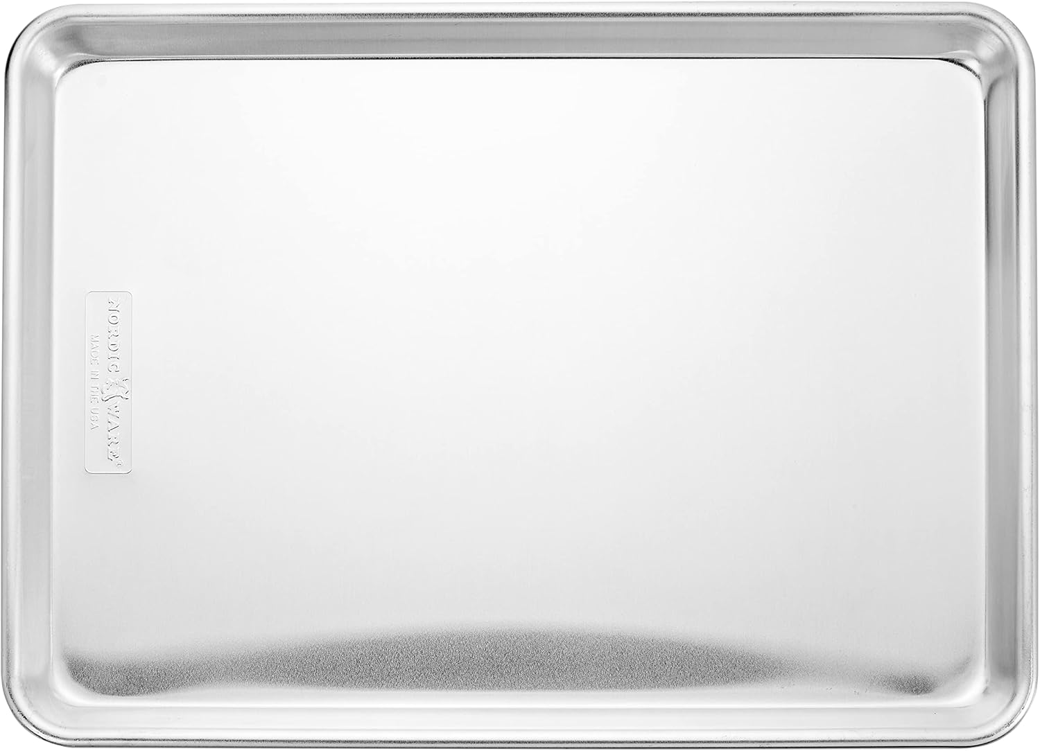 Nordic Ware Naturals Extra Large & Half Sheet Set - USA Made Aluminum Baking Pans with Steel Rim