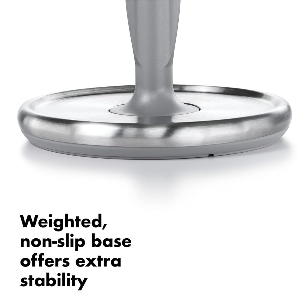 OXO Good Grips Paper Towel Holder - Steady Design for Countertop Use | Durable & Stylish