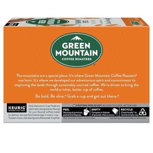 Green Mountain Coffee Roasters Pumpkin Spice K-Cup Pods - Flavored Light Roast Coffee, 10 Count