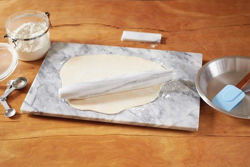 Fox Run Marble French Rolling Pin and Base, 2 x 12 x 2 inches