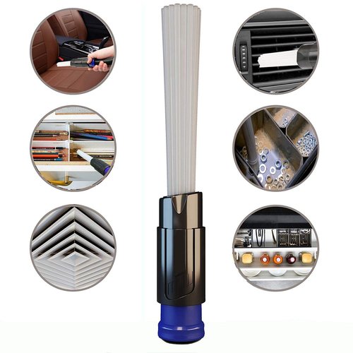Heodim 1 1/4 inch Vacuum Attachments Brushes for Shop Vac Accessories 1/4 inch 1 3/8 inch Vacuum Cleaner Accessories