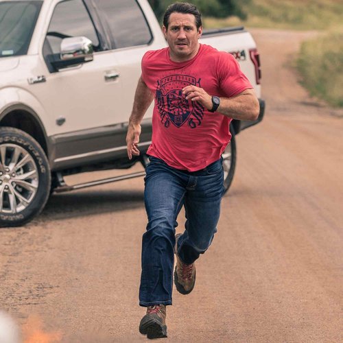 5.11 Tactical Men's Defender-Flex Regular Fit Jeans, 7 Pockets, Fitted Waistband, Style 74477, Dark Wash Indigo, 30W x 30L