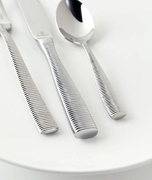 Fortessa Ringo 18/10 Stainless Steel Flatware Appetizer/Cake Fork, Set of 12