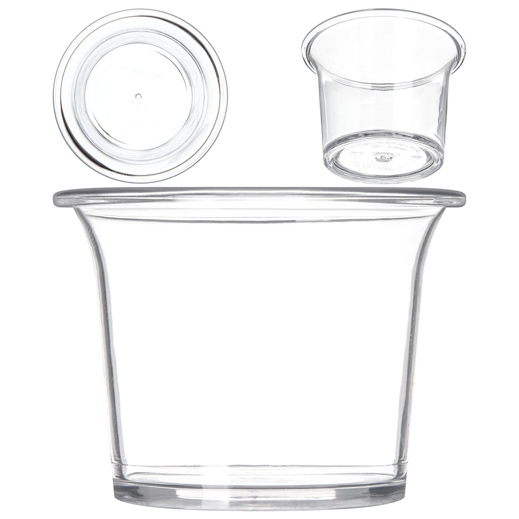 Carlisle FoodService Products 250007 SAN Classic Sauce Cup, 2.5 oz Capacity, Clear (Case of 72)