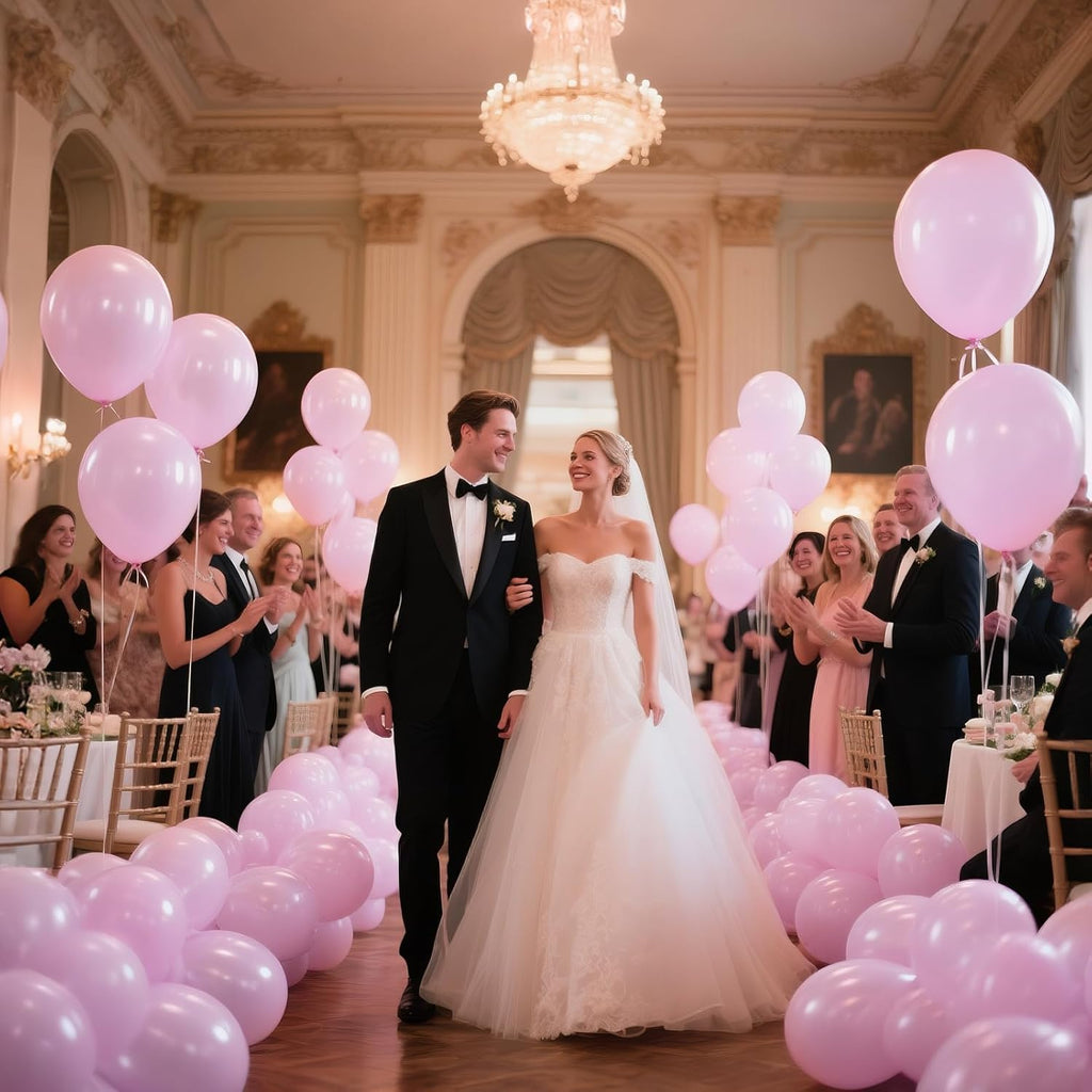Pastel Pink Balloons by [Brand Name] - 110pcs 12-Inch Latex Balloons for Birthday Parties & Baby Showers