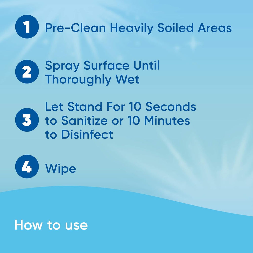 Windex Multipurpose Disinfectant Cleaner Spray - Citrus Fresh Scent, 32 Fl Oz | Eco-Friendly Reusable Trigger (Pack of 3)
