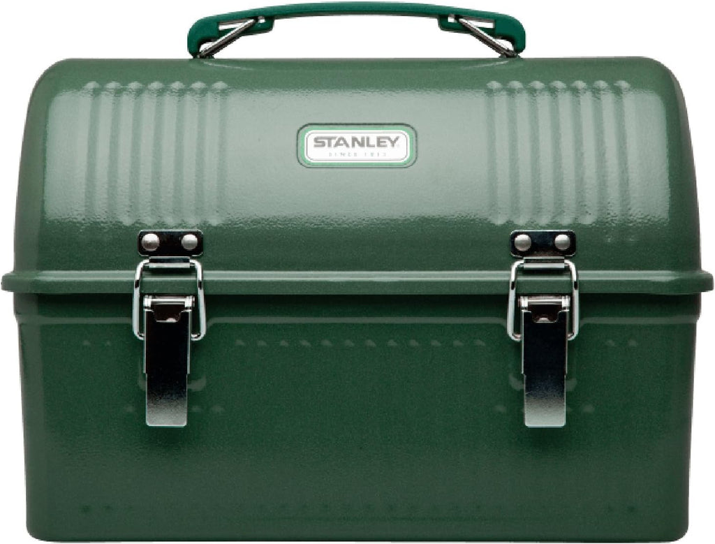 Stanley Classic Lunch Box 10 Qt - Vintage Metal Meal Container with Handle & Latch | Perfect for Food & Drinks