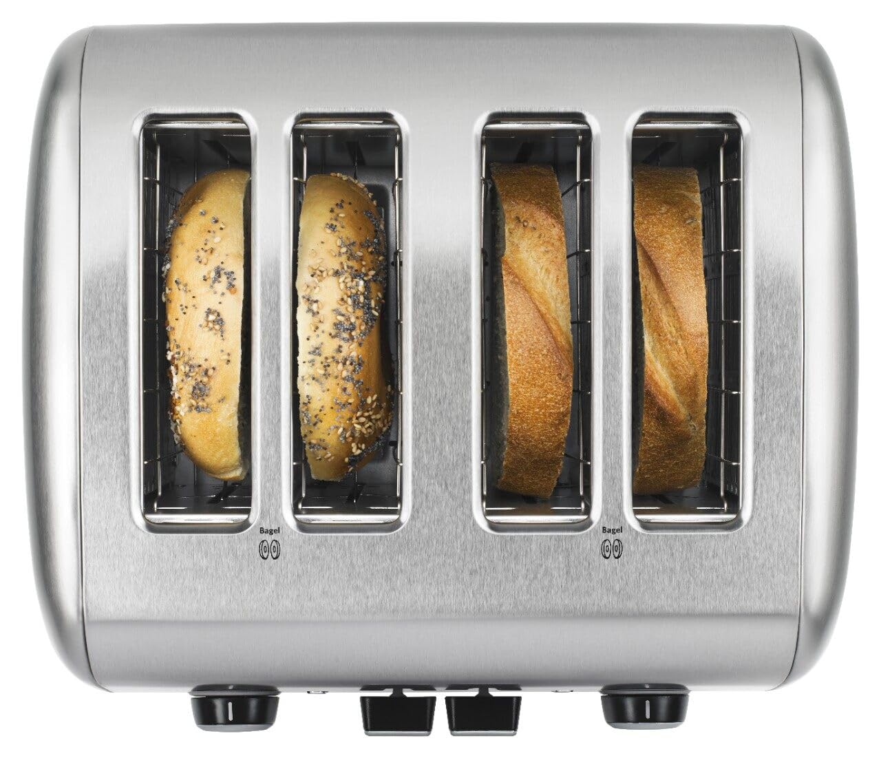 KitchenAid 4 Slice Manual Lift Toaster KMT4115SX, Stainless Steel