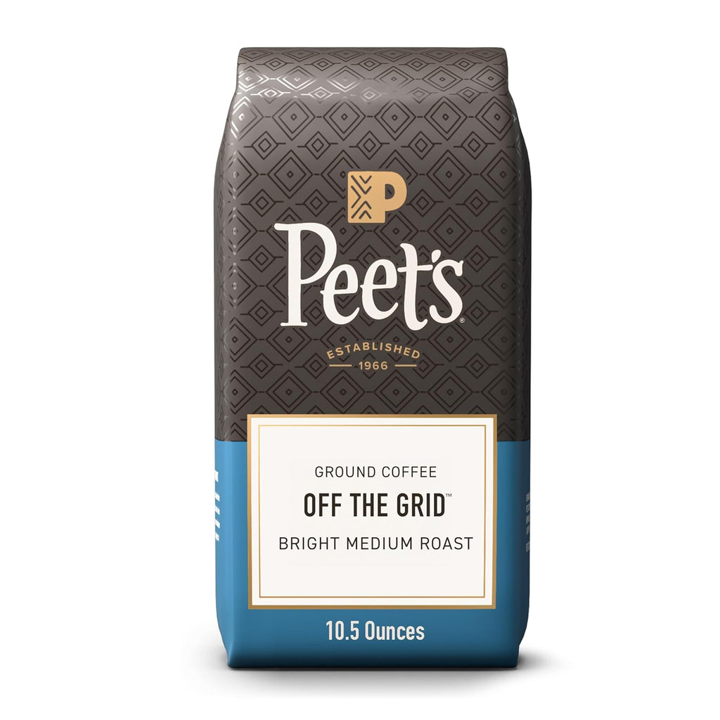 Peet's Coffee - Medium Roast Ground Coffee | 100% Arabica Off the Grid Blend, 10.5 Ounce Bag