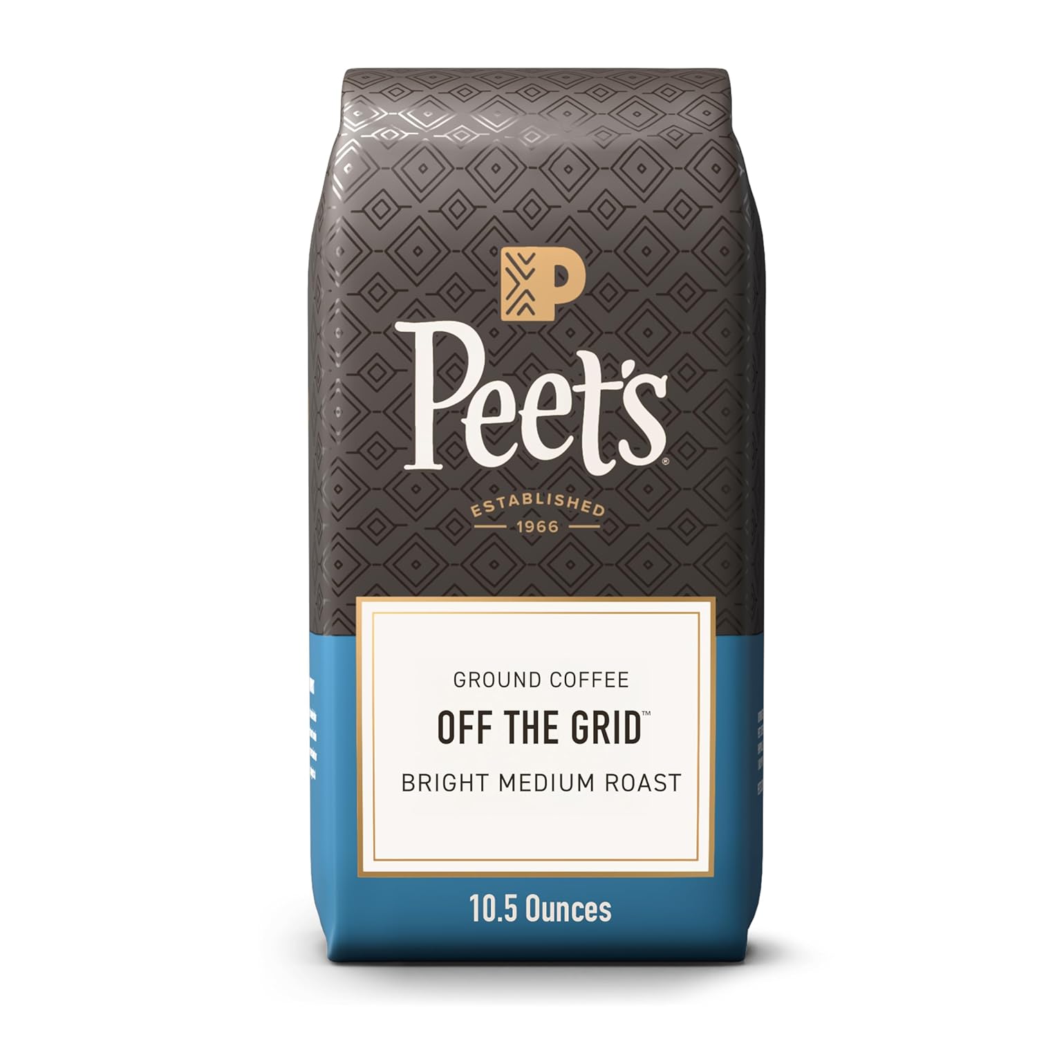 Peet's Coffee - Medium Roast Ground Coffee | 100% Arabica Off the Grid Blend, 10.5 Ounce Bag