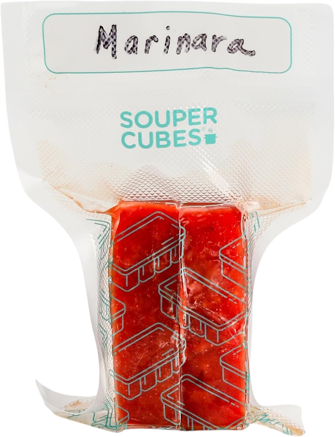 Souper Cubes Vacuum Sealer Bags - 100-Count BPA-Free Precut Pint Bags for Meal Prep & Freezing