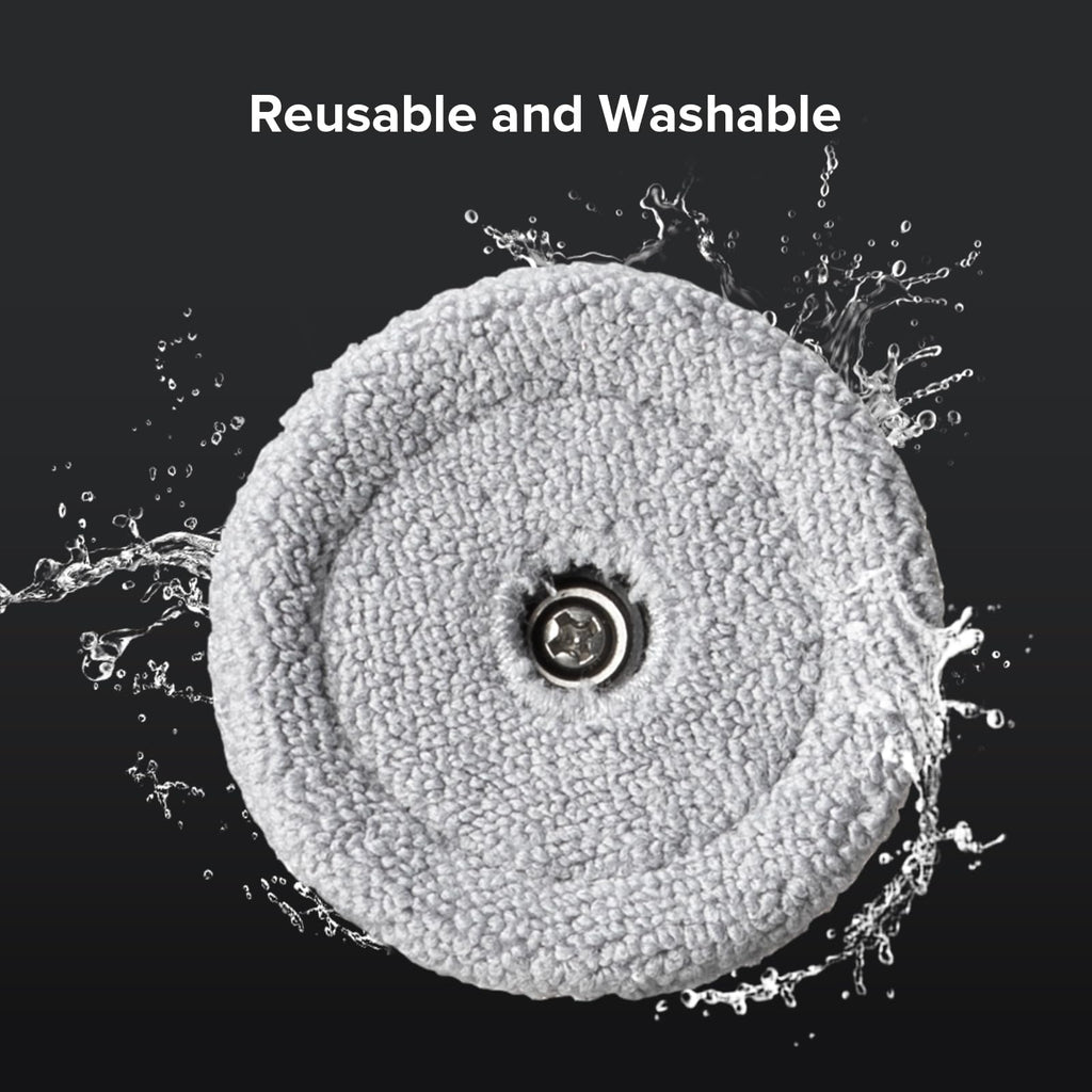 roborock 2 Pack Side Mop Cloths Saros 10 Robot Vacuum Cleaner, Mop Pad Replacement Accessories