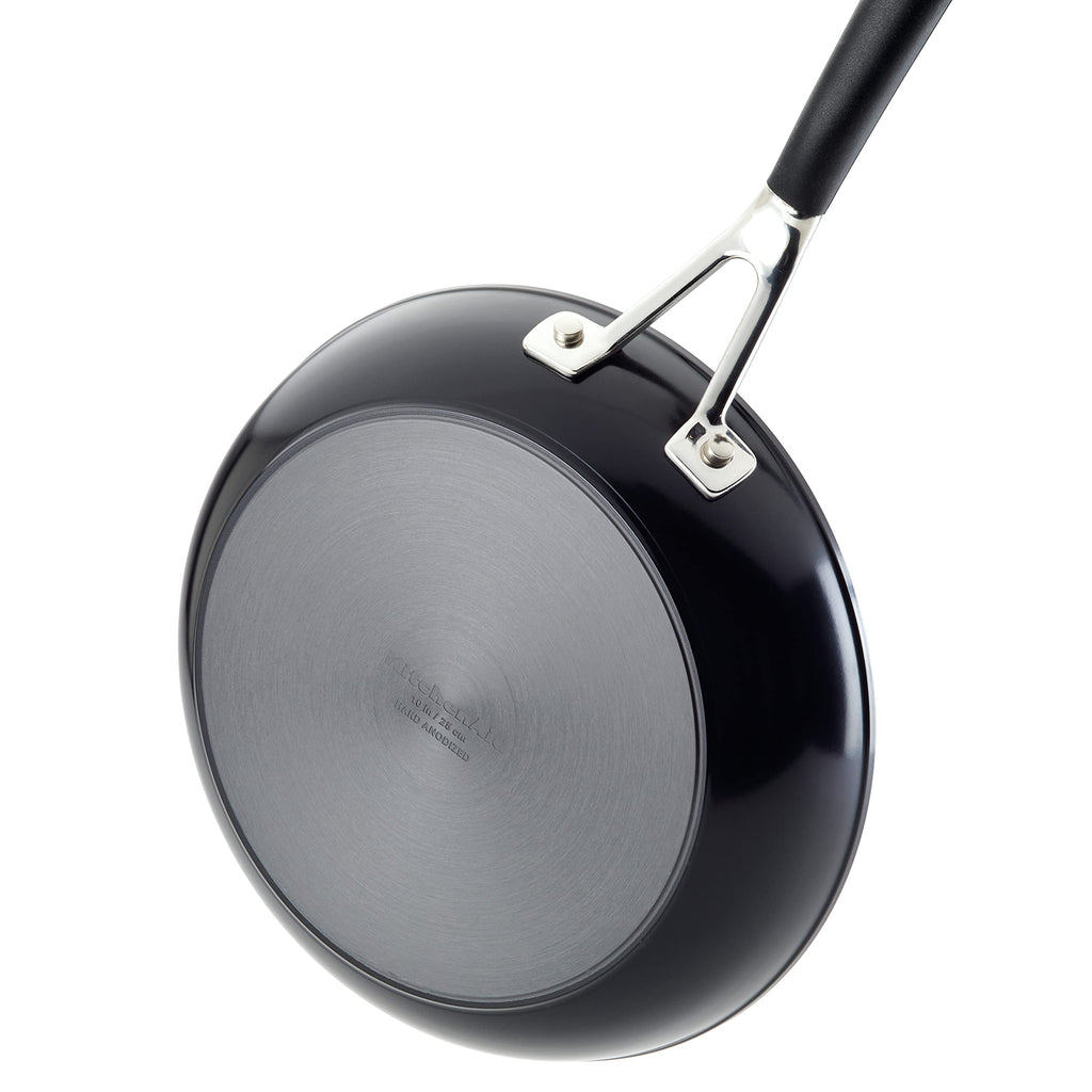 KitchenAid Hard Anodized Nonstick Frying Pan/Skillet, 10 Inch - Onyx Black