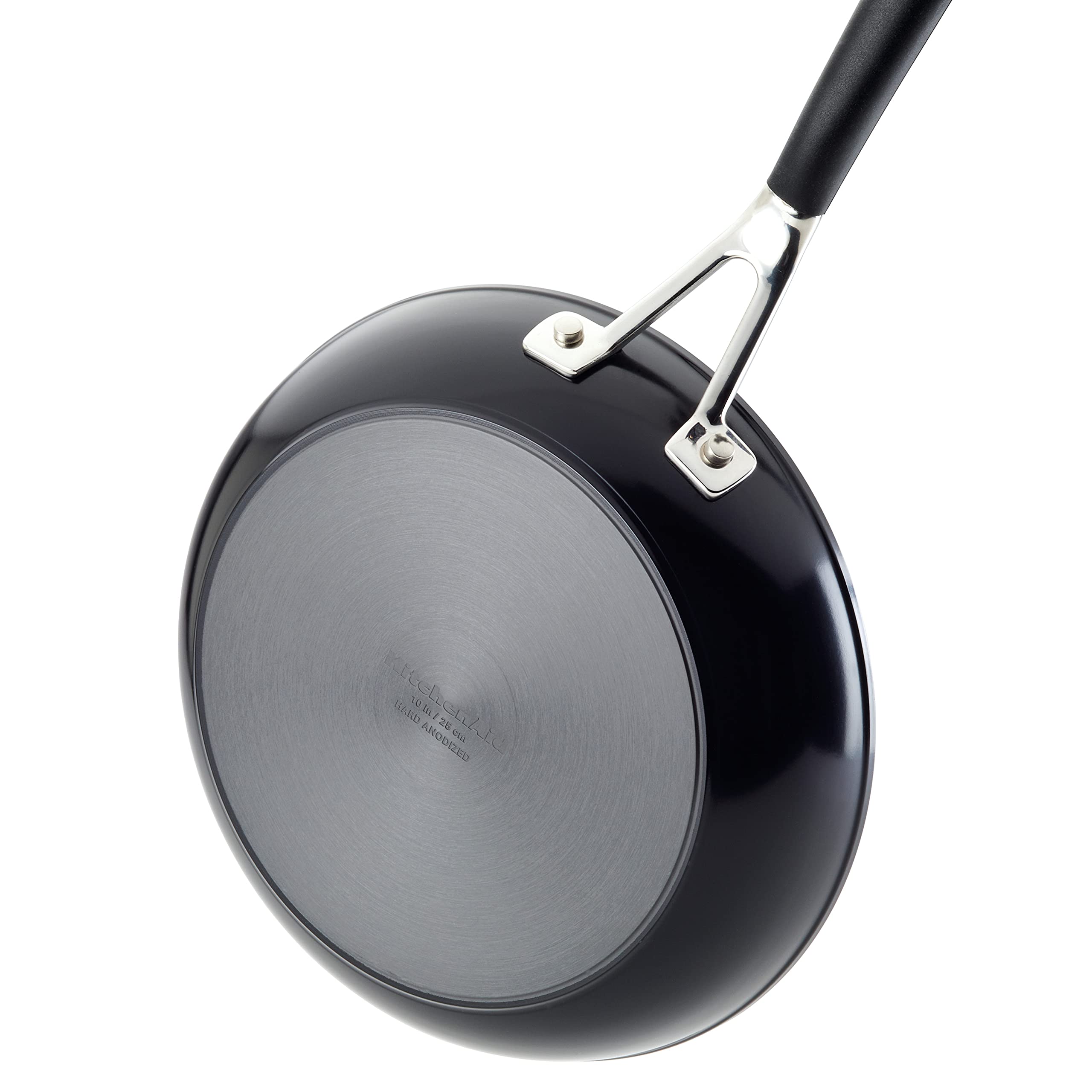 KitchenAid Hard Anodized Nonstick Frying Pan/Skillet, 10 Inch - Onyx Black