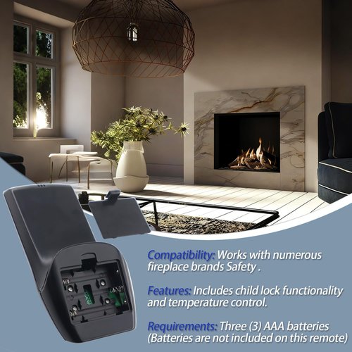 Fireplace Remote Transmitter 0.584.040 GTMFSLA Compatible with SIT Proflame 2, Ultimate Fireplace Control - Designed to Control All pre-Programmed Features of Proflame 2