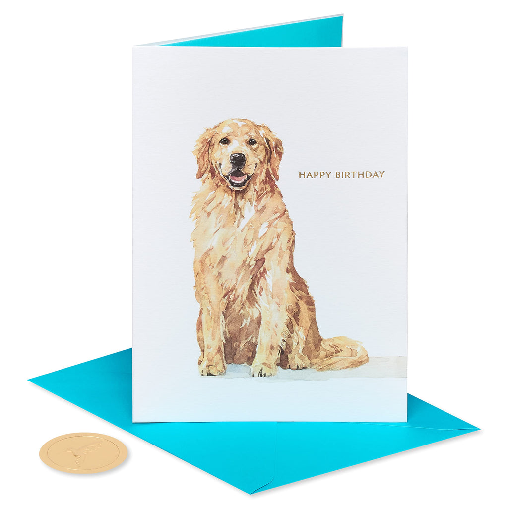 Papyrus Dog Birthday Card (Celebrate and Enjoy) (Pack of 2)