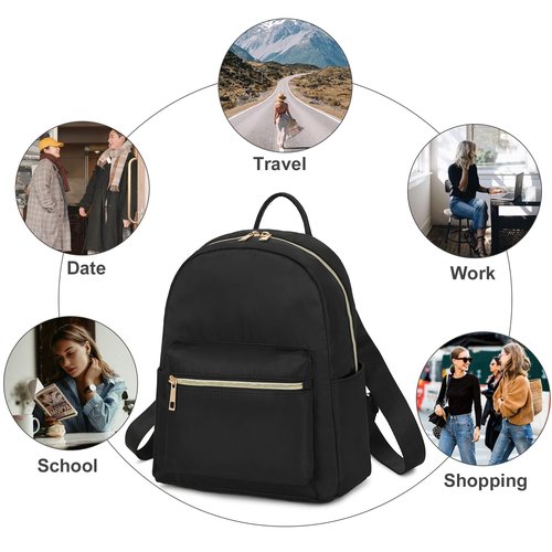 BTOOP Mini Backpack Women Girls 13'' Water-resistant Small Backpack Purse Shoulder Bag for Womens Adult Kids School Travel