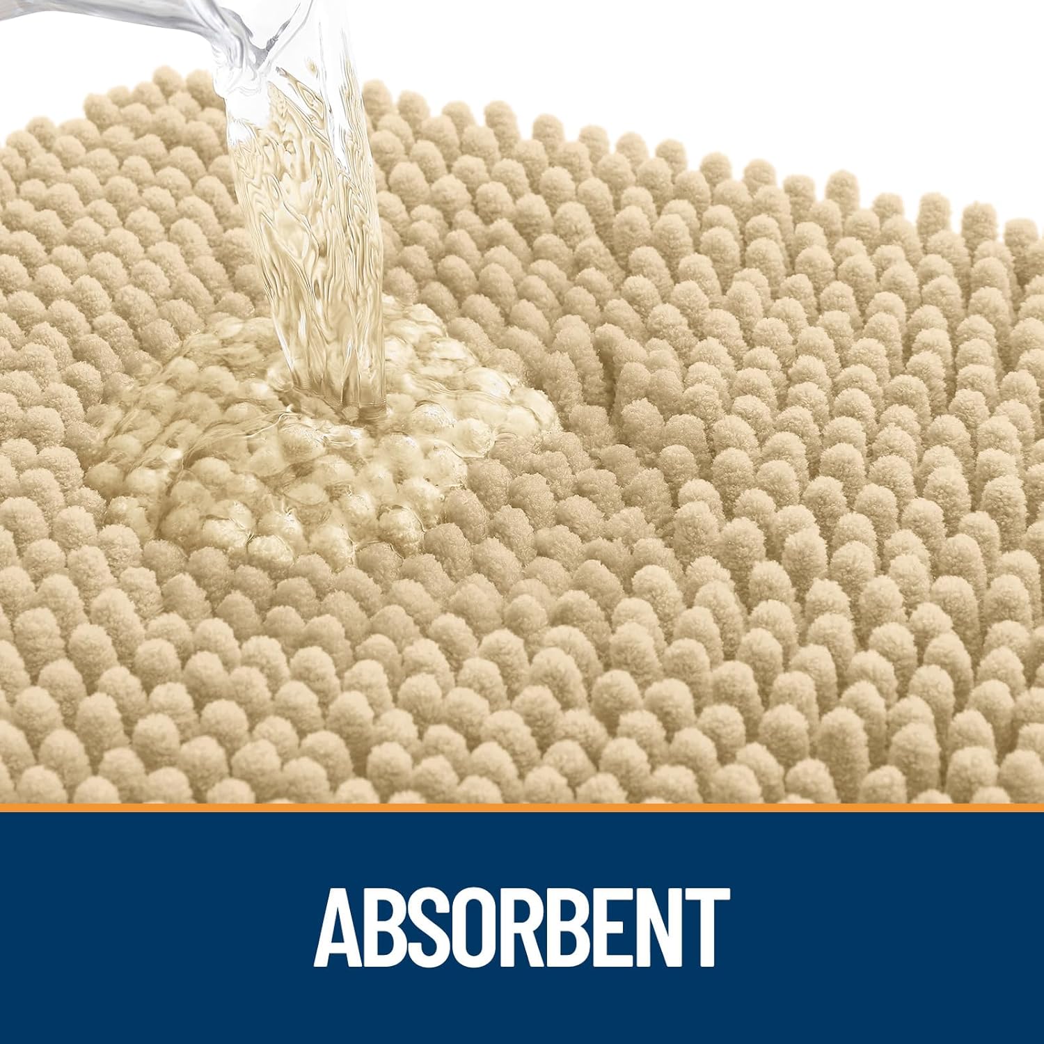 OLANLY Dog Door Mat - Absorbent Non-Slip Chenille Mat for Muddy Paws | 44x32, Quick Dry, Indoor Entryway Carpet