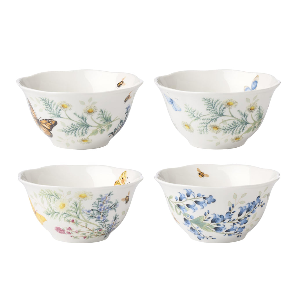 Lenox 897796 Butterfly Meadow Herbs Rice Bowls, Set Of 4